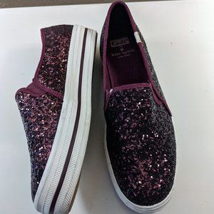 Kate Spade Glitter Keds Size 9